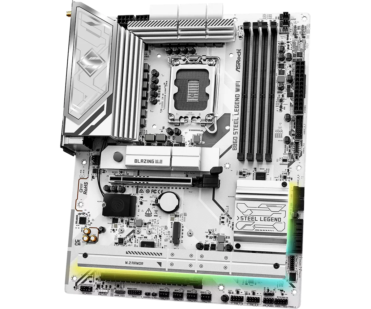 ASRock B860 Steel Legend WiFi インテル 800シリーズ LGA1851対応