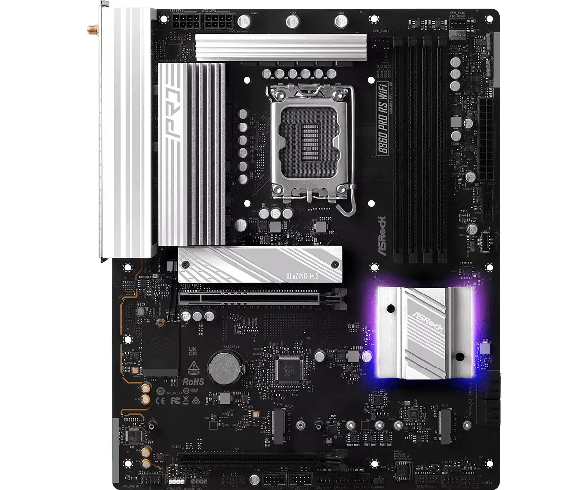 ASRock B860 Pro RS WiFi インテル 800シリーズ LGA1851対応 intel
