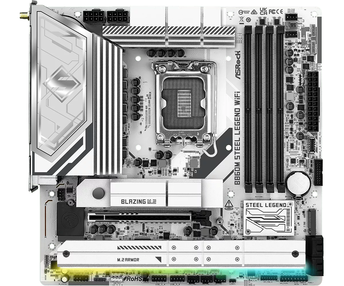 ASRock B860M Steel Legend WiFi インテル 800シリーズ LGA1851