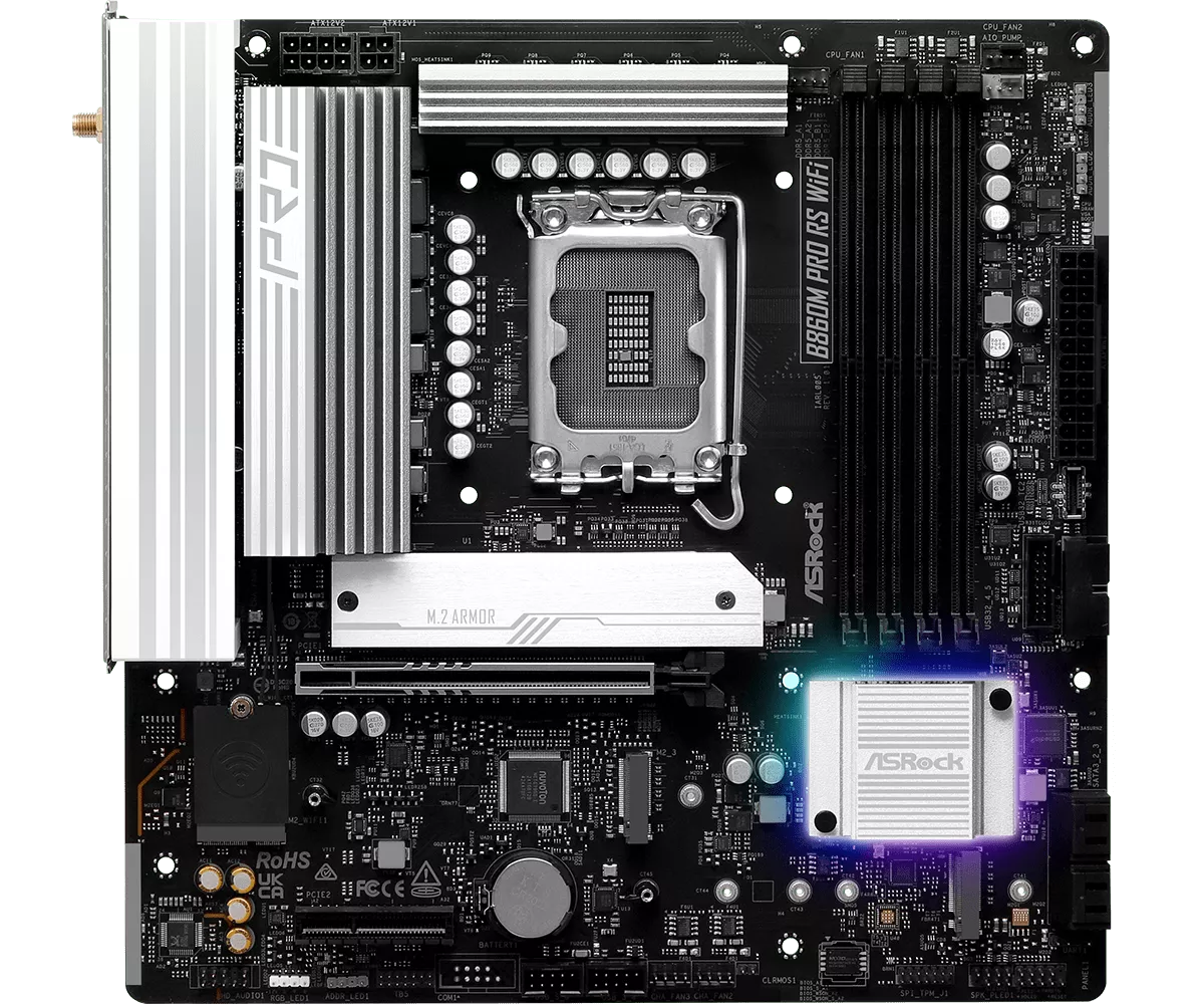 ASRock B660M Pro RS(WiFiカード付き) Amazon.com: ASRock B660M Pro RS Intel B660 Series CPU