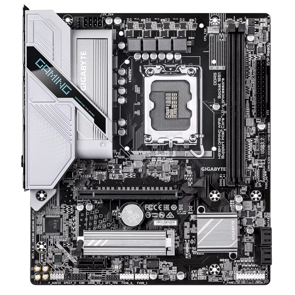 GIGABYTE H810M GAMING WIFI6 インテル 800シリーズ LGA1851対応 intel