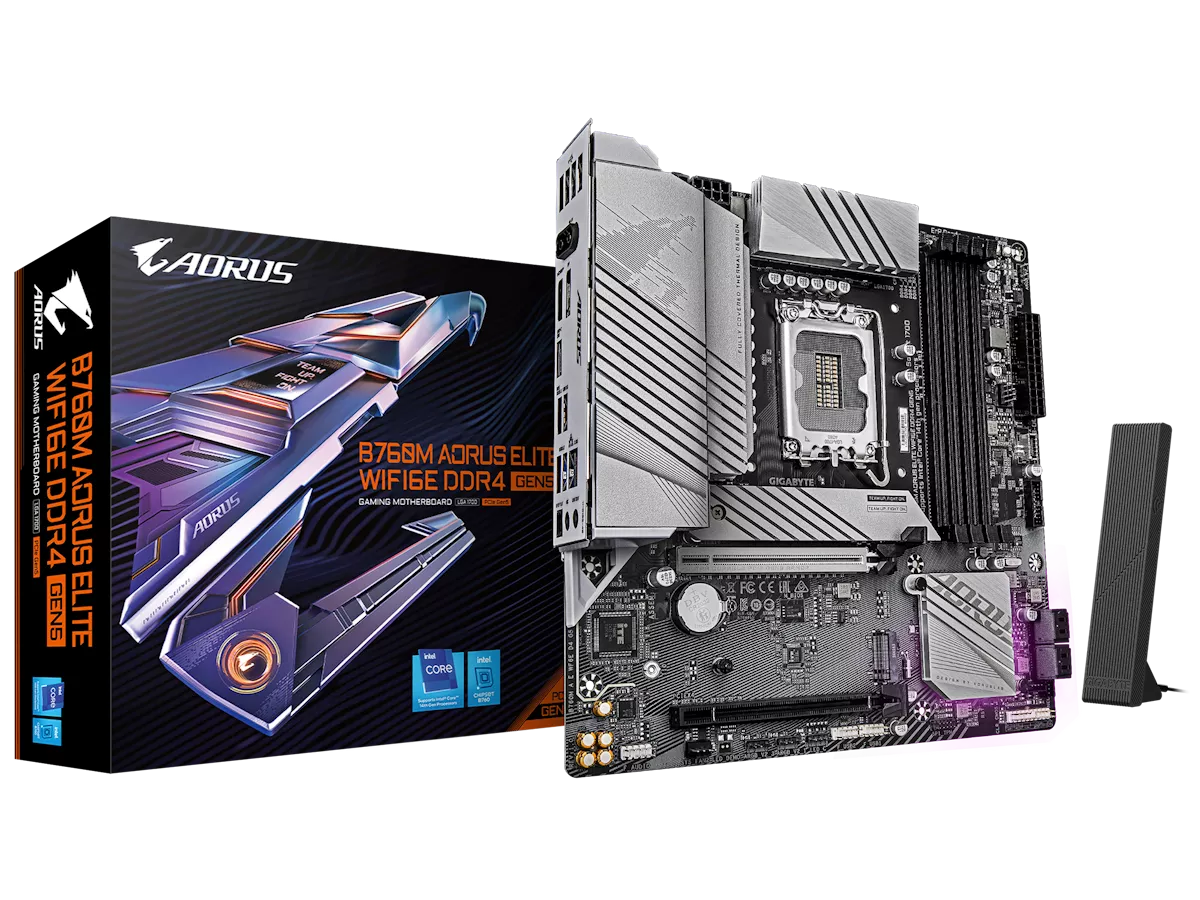 GIGABYTE B760M AORUS ELITE WIFI6E DDR4 GEN5 インテル 700