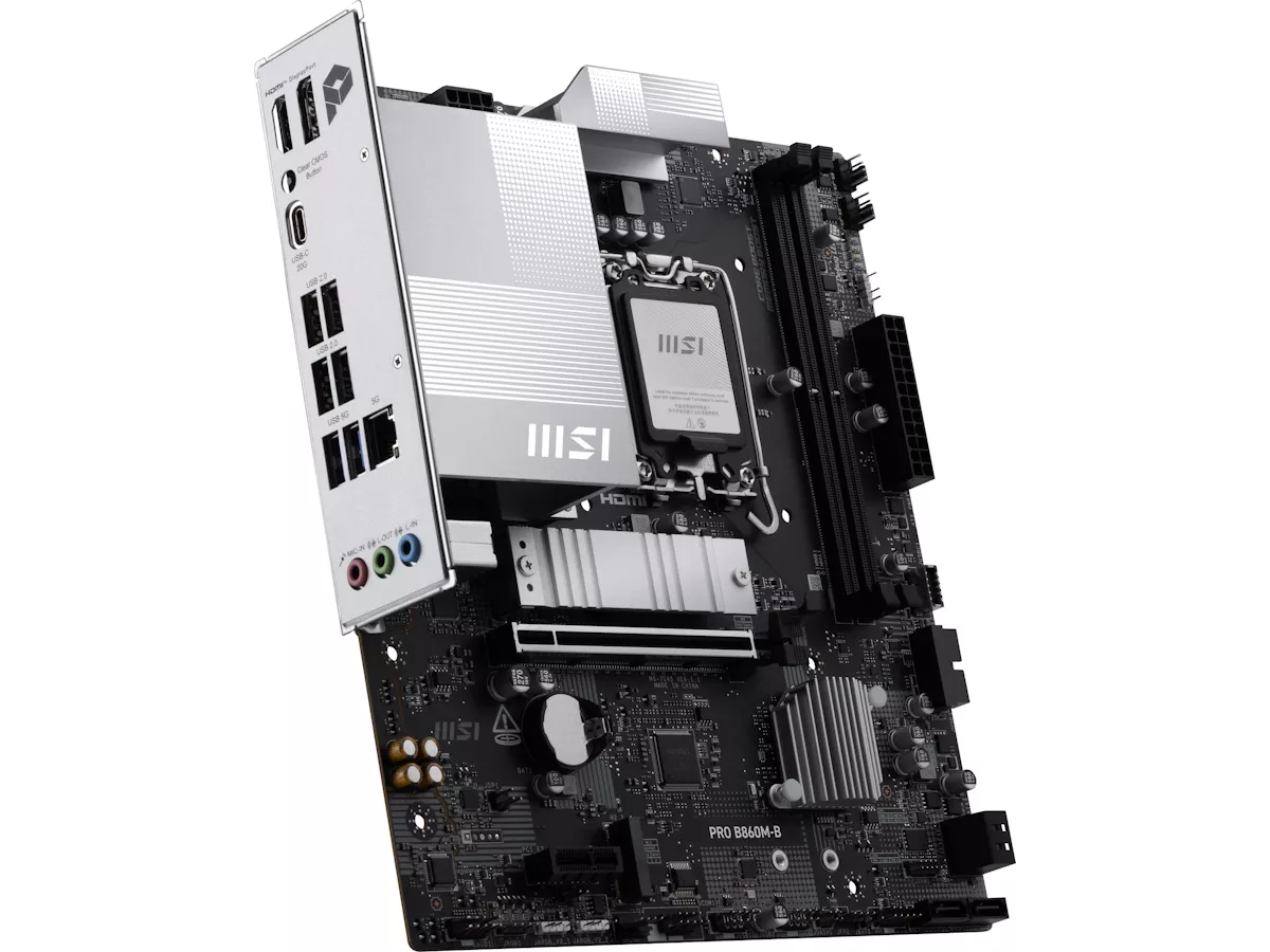 MSI PRO B860M-B インテル 800シリーズ LGA1851対応 intel B860チップ