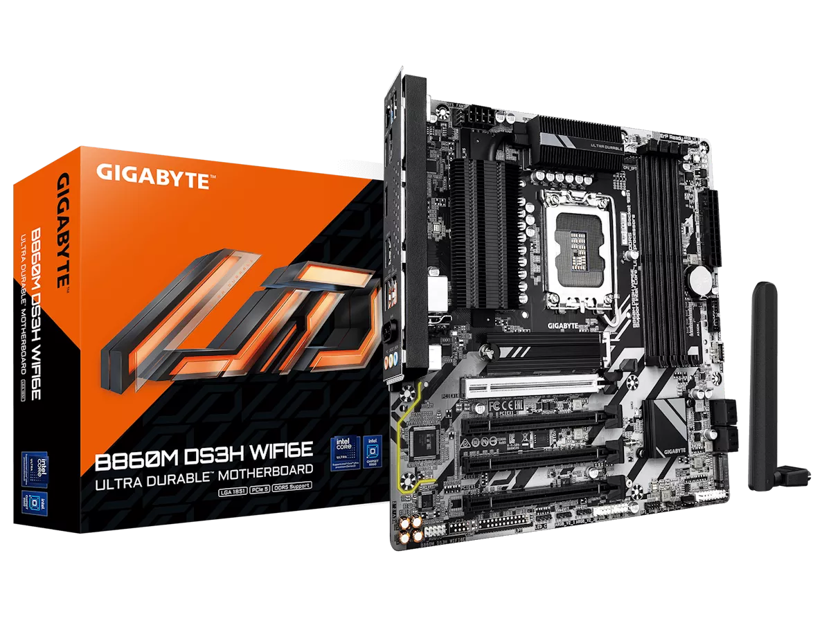 GIGABYTE B860M DS3H WIFI6E Rev2 インテル 800シリーズ LGA1851対応