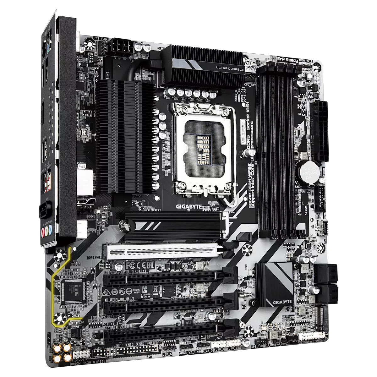 GIGABYTE B860M DS3H WIFI6E Rev2 インテル 800シリーズ LGA1851対応 