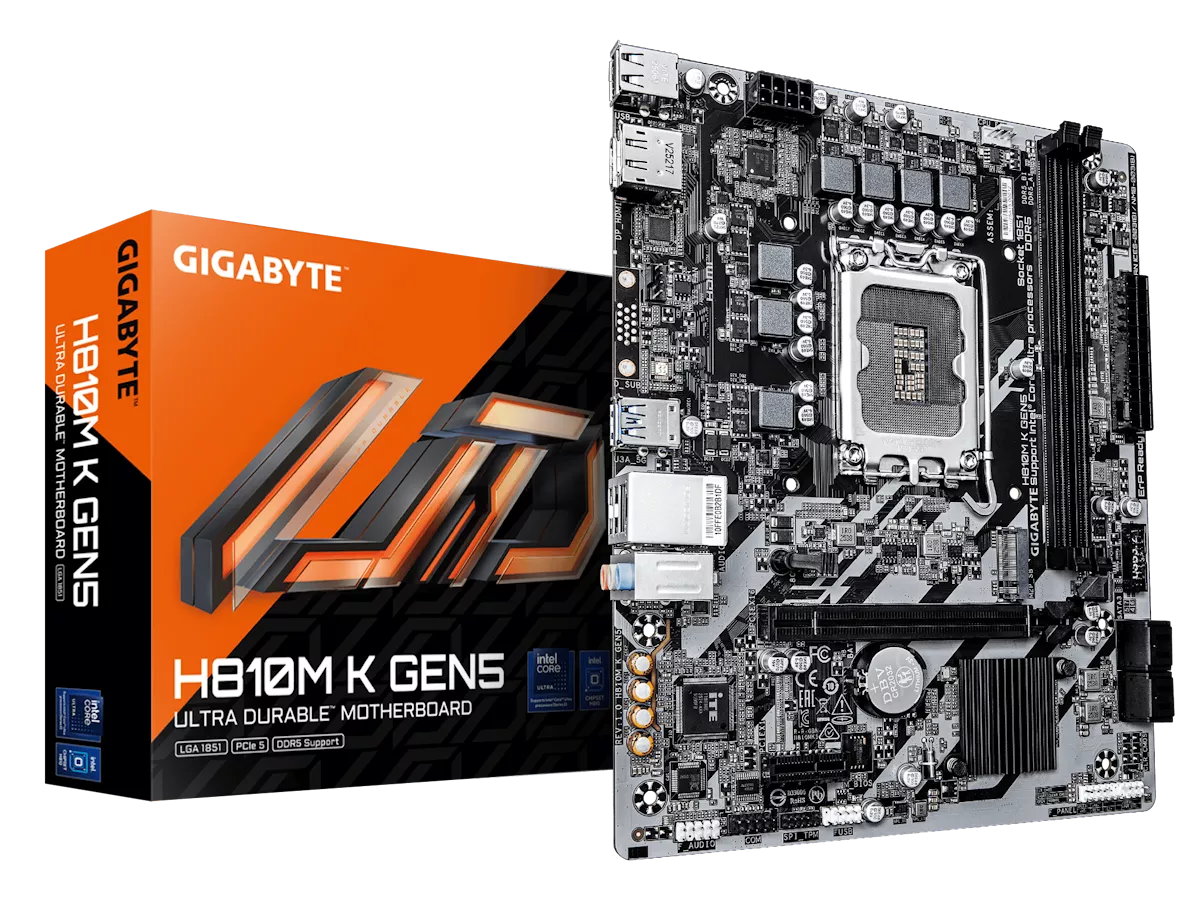 GIGABYTE H810M K GEN5 インテル 800シリーズ LGA1851対応 intel H810
