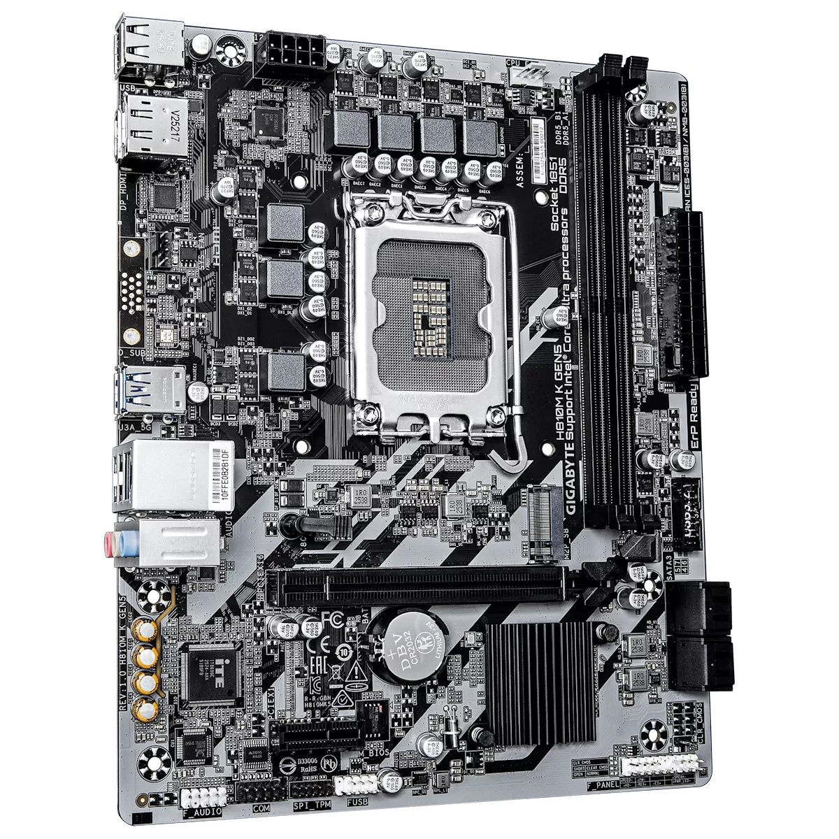 GIGABYTE H810M K GEN5 インテル 800シリーズ LGA1851対応 intel H810