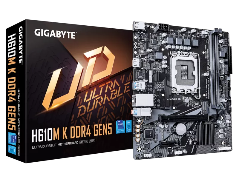 GIGABYTE H610M K DDR4 GEN5 インテル 600シリーズ LGA1700対応 intel