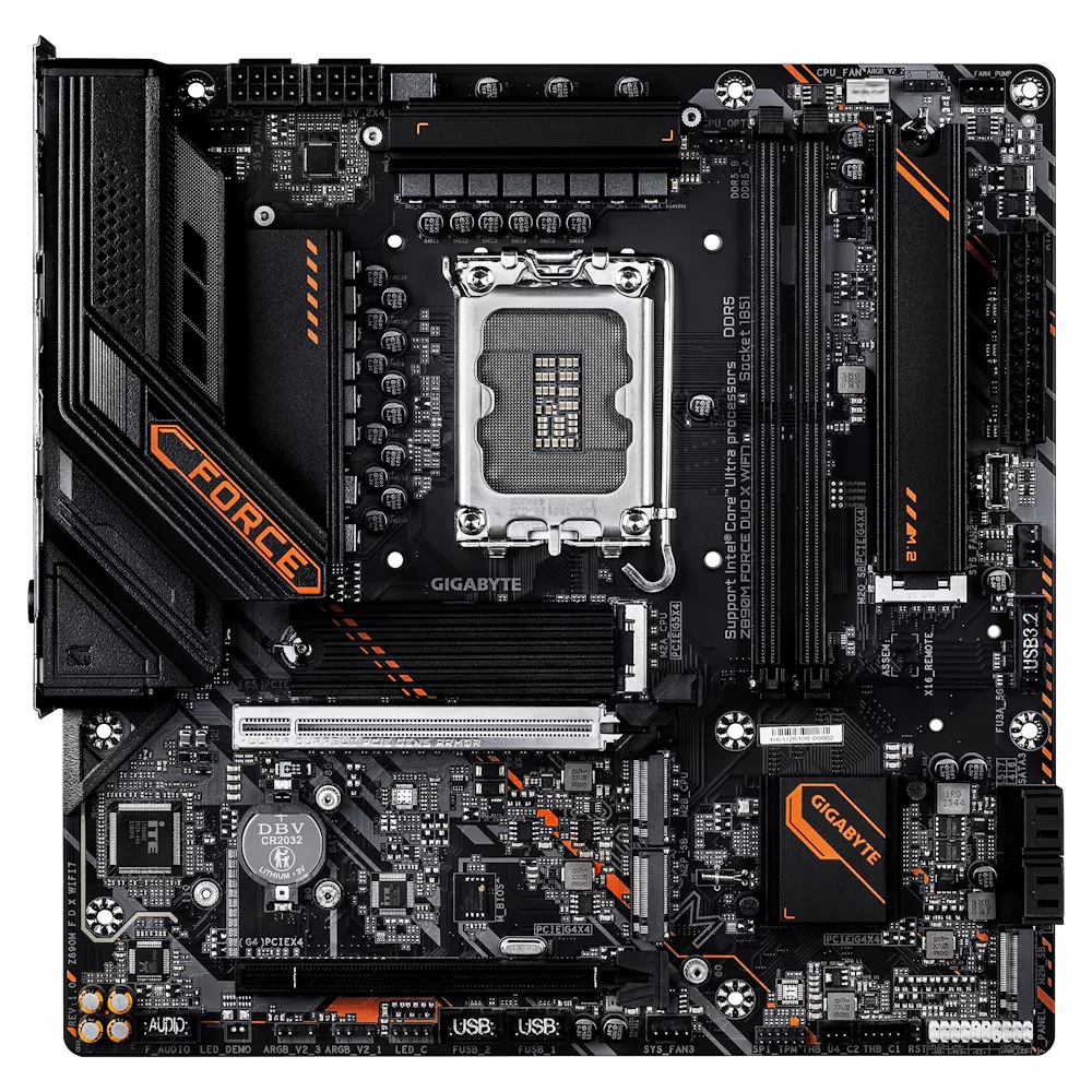 GIGABYTE Z890M FORCE DUO X WIFI7 インテル 800シリーズ LGA1851対応