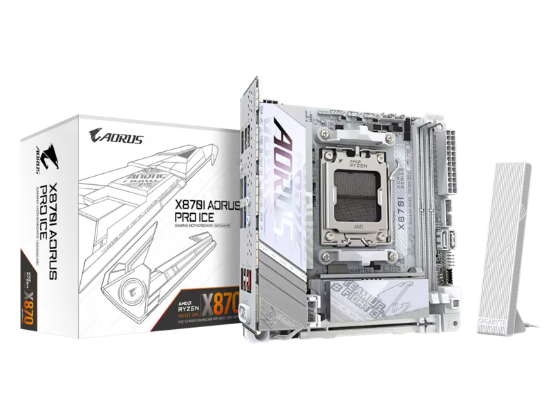 X870I AORUS PRO ICEの商品メイン画像