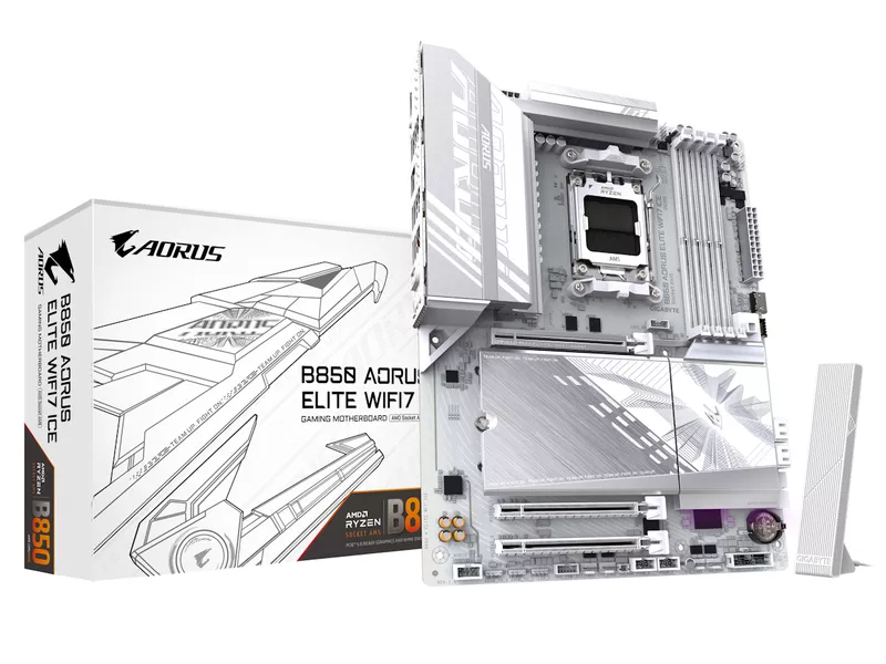B850 AORUS ELITE WIFI7 ICEの商品メイン画像