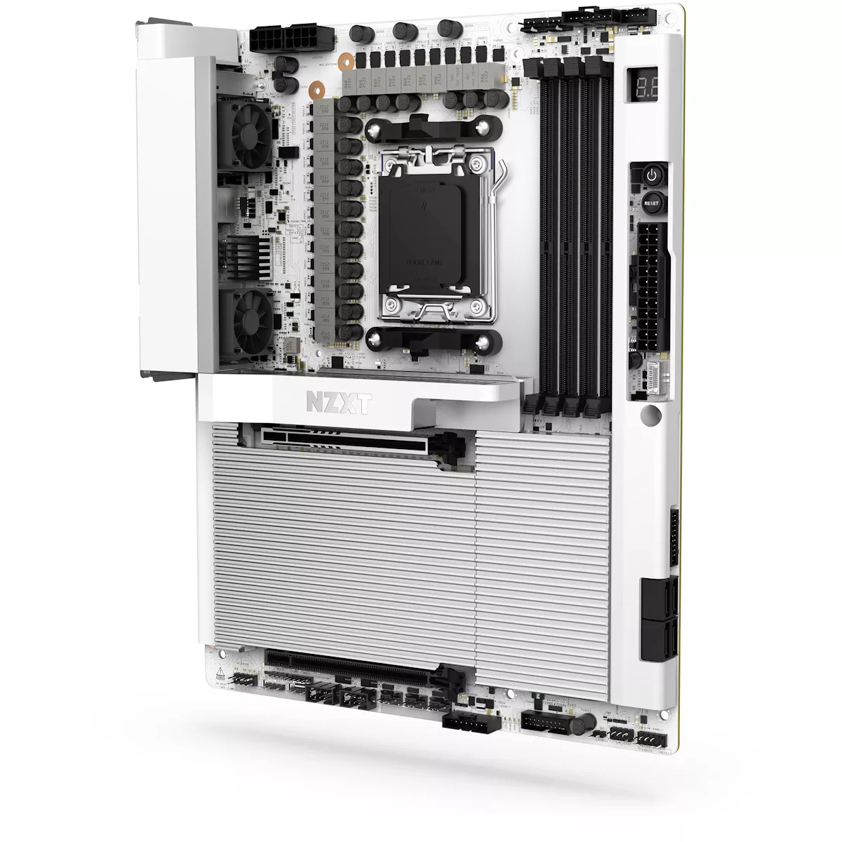 NZXT N9 X870E White AMD 800シリーズ Socket AM5対応 AMD X870E
