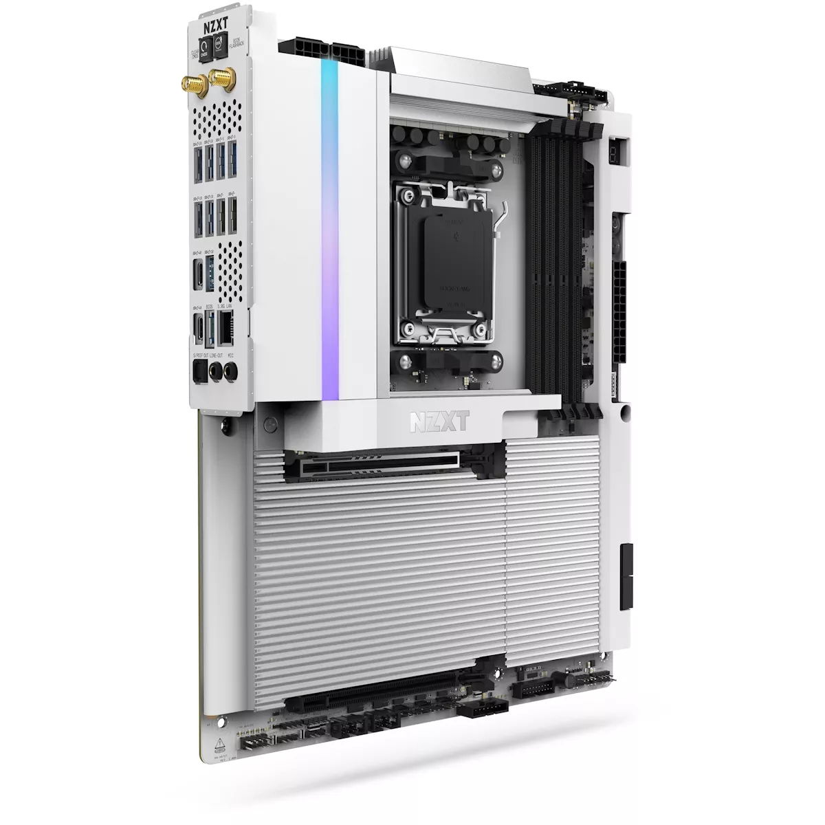 NZXT N9 X870E White AMD 800シリーズ Socket AM5対応 AMD X870E