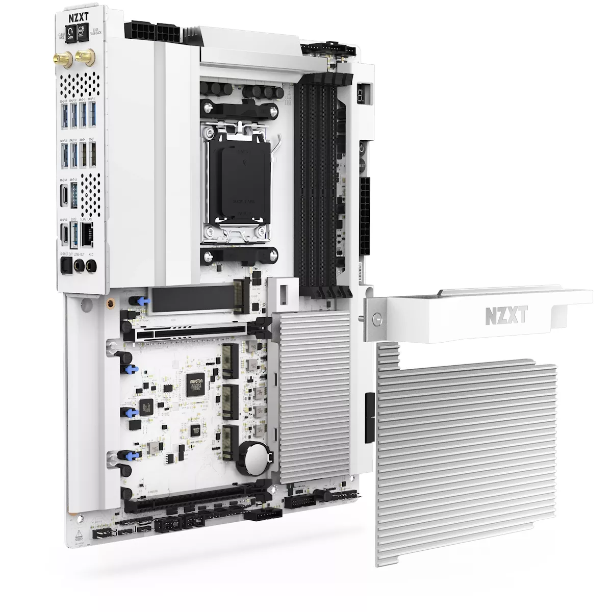 NZXT N9 X870E White AMD 800シリーズ Socket AM5対応 AMD X870E
