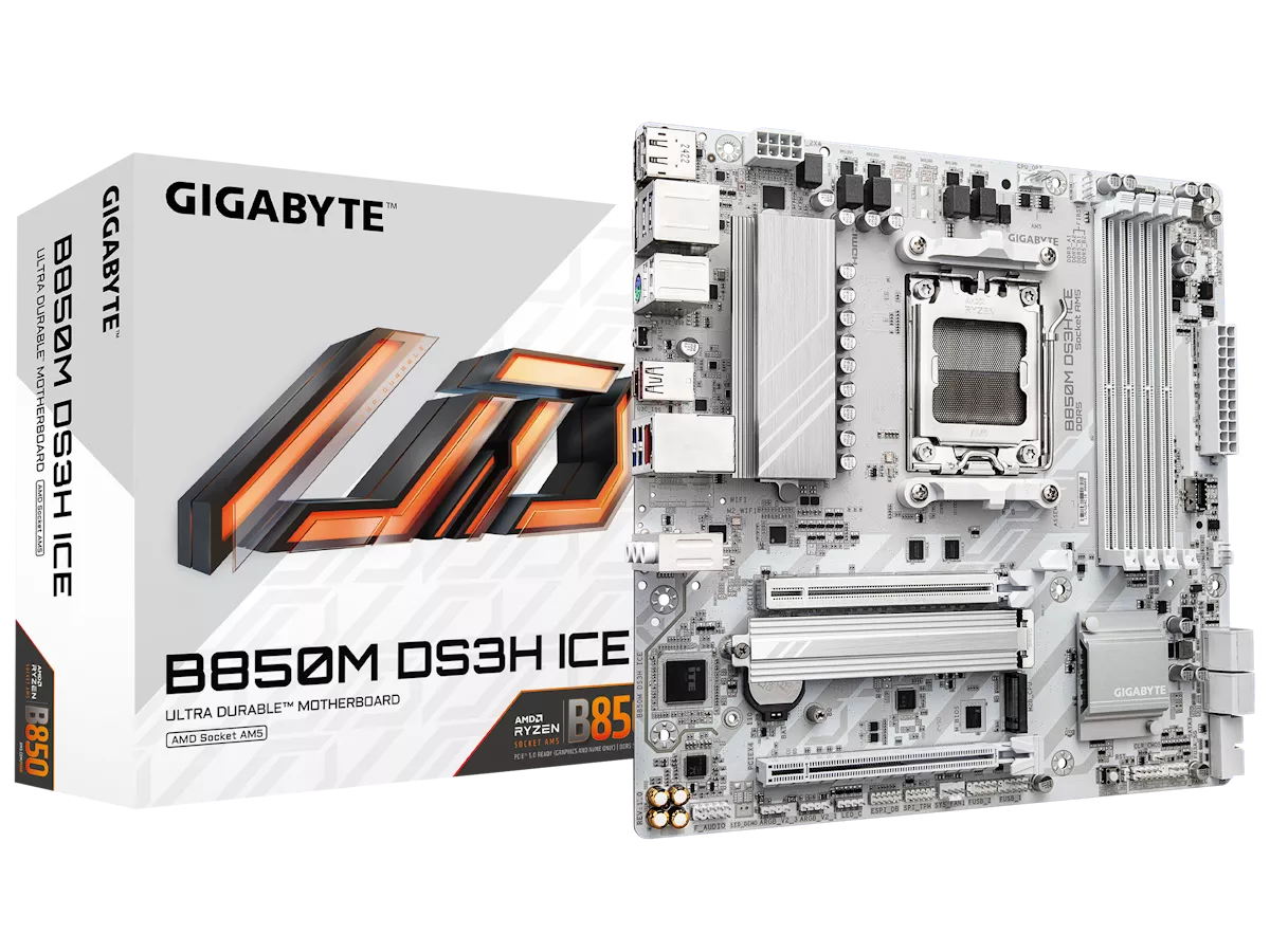 GIGABYTE B850M DS3H ICE AMD 800シリーズ Socket AM5対応 AMD