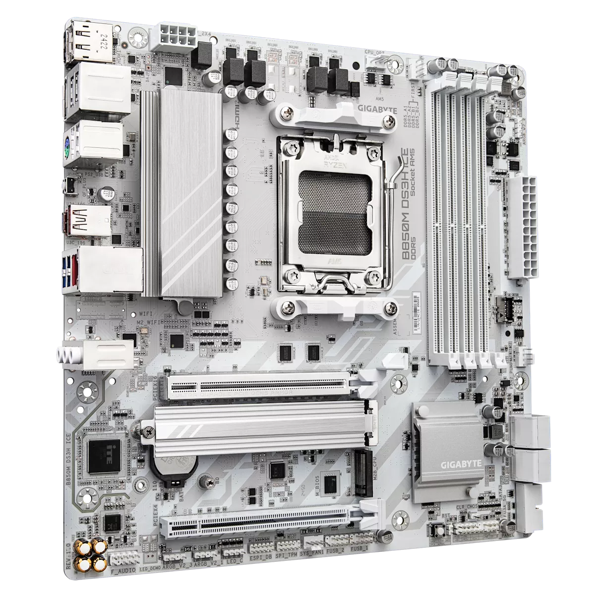 GIGABYTE B850M DS3H ICE AMD 800シリーズ Socket AM5対応 AMD B850
