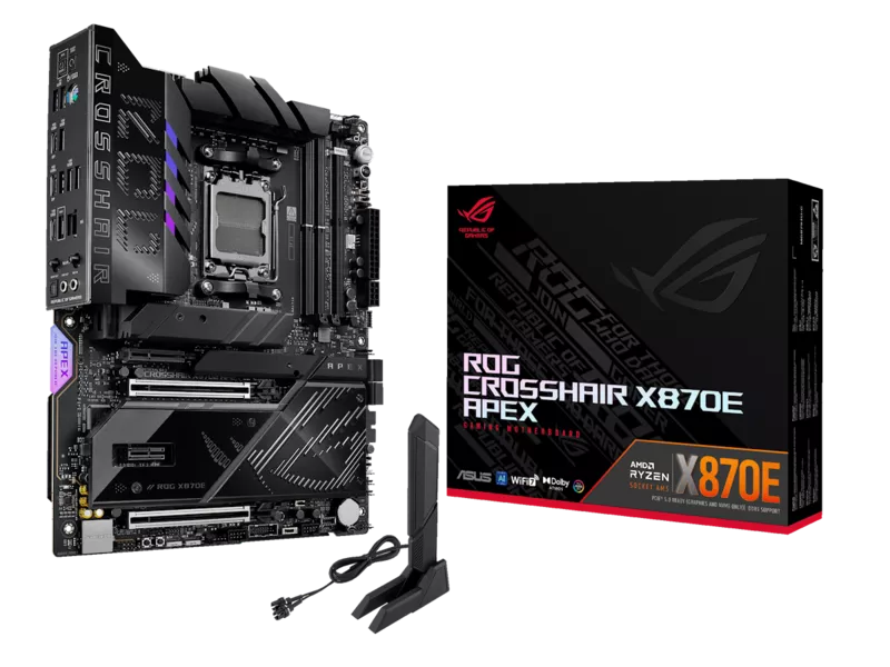 ROG x570 crosshair viii impact CPUセット ASUS ROG CROSSHAIR X870E APEX AMD 800シリーズ Socket AM5対応