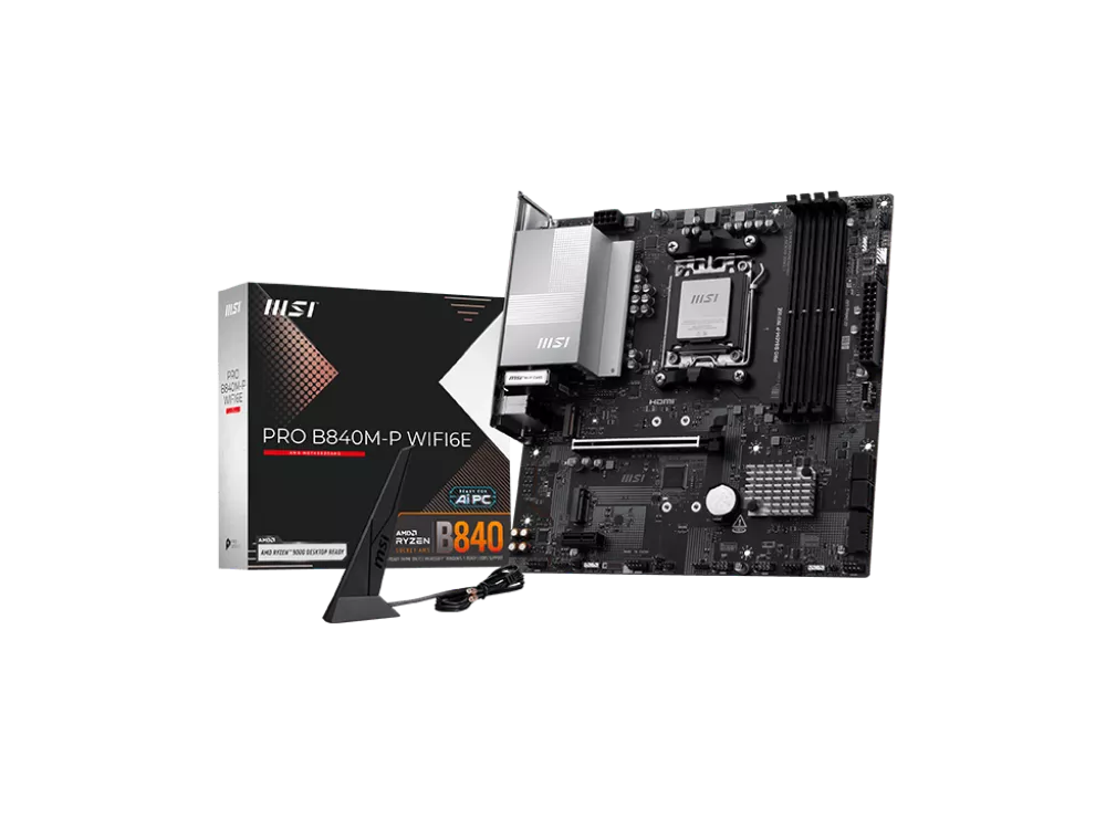 MSI PRO B840M-P WIFI6E AMD 800シリーズ Socket AM5対応 AMD B840