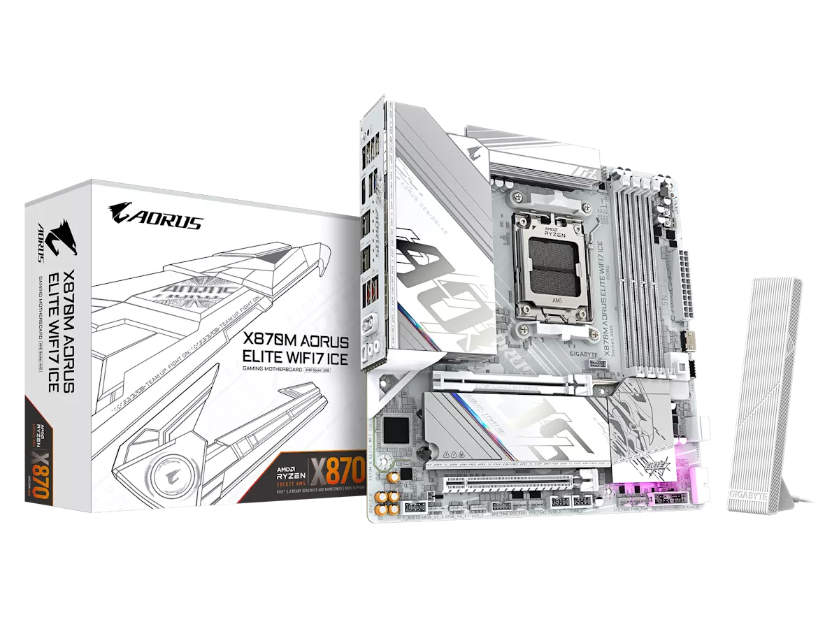 GIGABYTE X870M AORUS ELITE WIFI7 ICE AMD 800シリーズ Socket