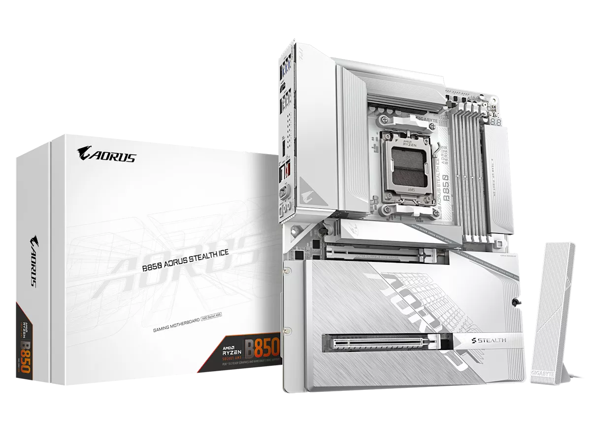 GIGABYTE B850 AORUS STEALTH ICE AMD 800シリーズ Socket AM5対応 AMD