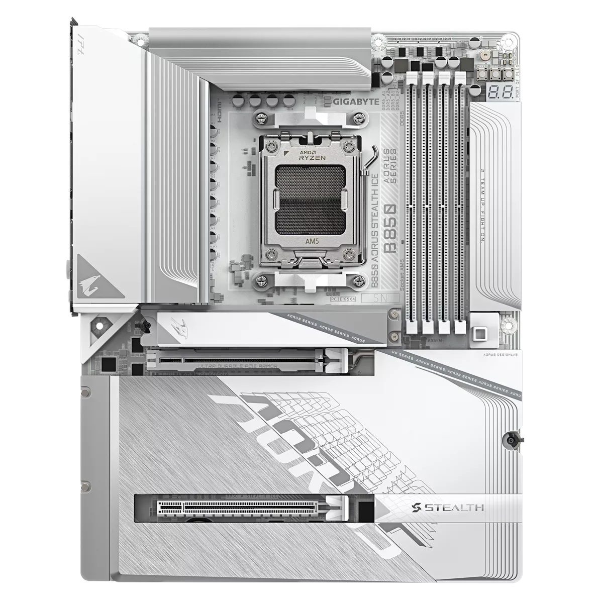 GIGABYTE B850 AORUS STEALTH ICE AMD 800シリーズ Socket AM5対応 AMD