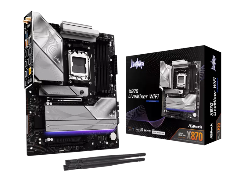 メニーUSB、ASRockより最大25個のUSB接続可能なAMD Socket AM5対応ATX