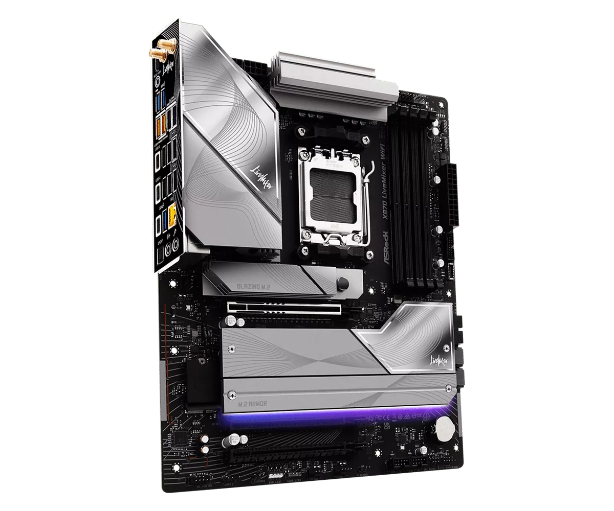 ASRock X870 LiveMixer WiFi AMD 800シリーズ Socket AM5対応 AMD X870