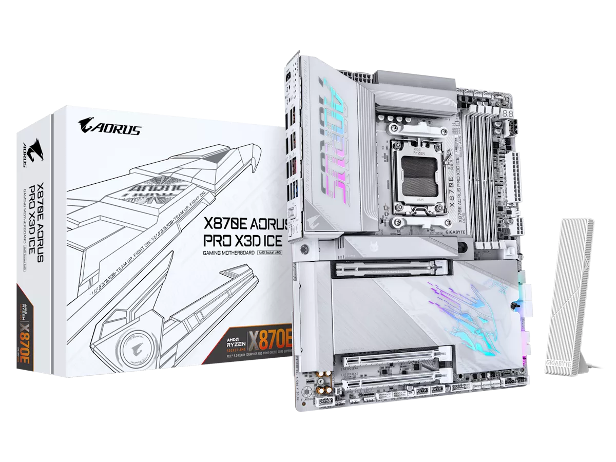 GIGABYTE X870E AORUS PRO X3D ICE AMD 800シリーズ Socket AM5