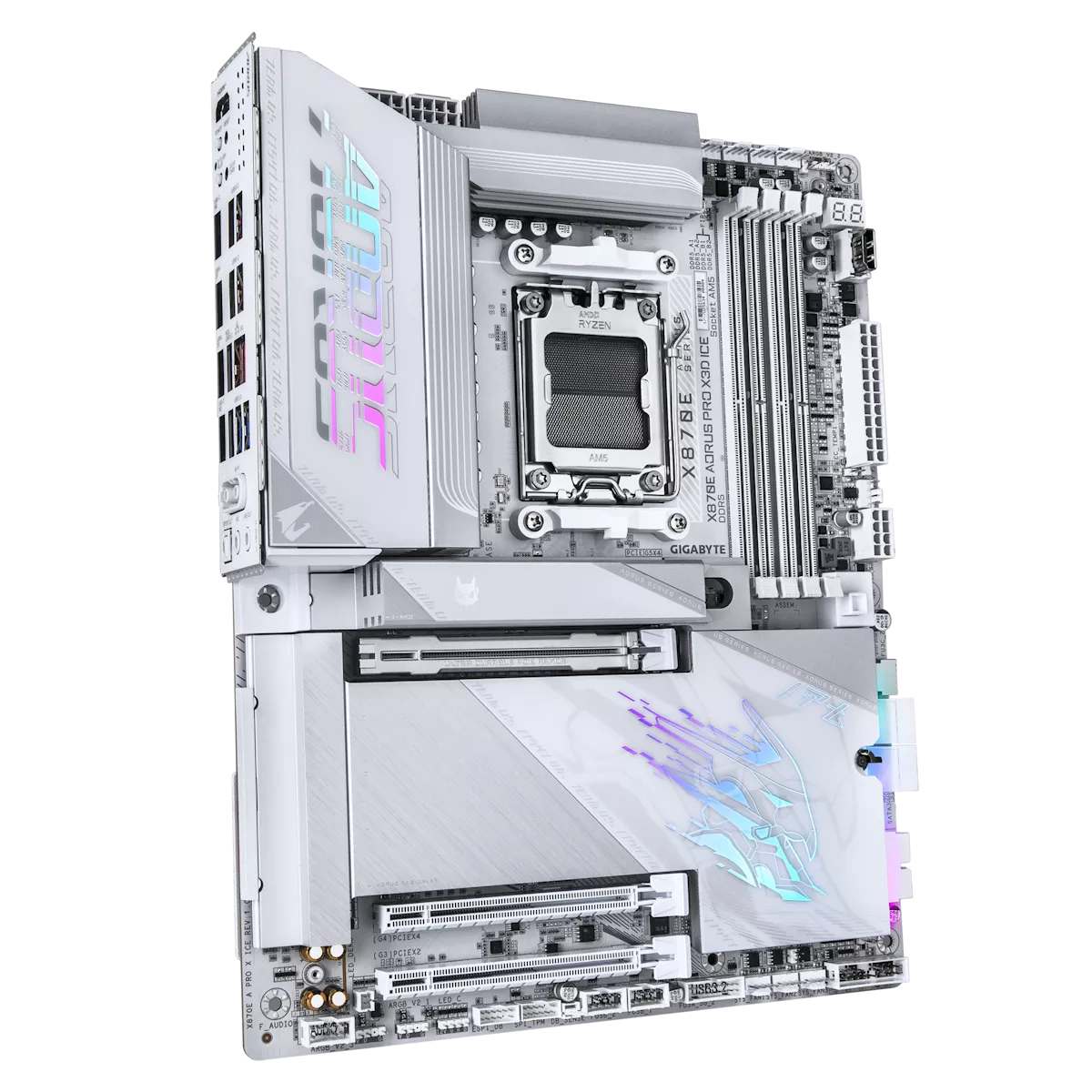 GIGABYTE X870E AORUS PRO X3D ICE AMD 800シリーズ Socket AM5