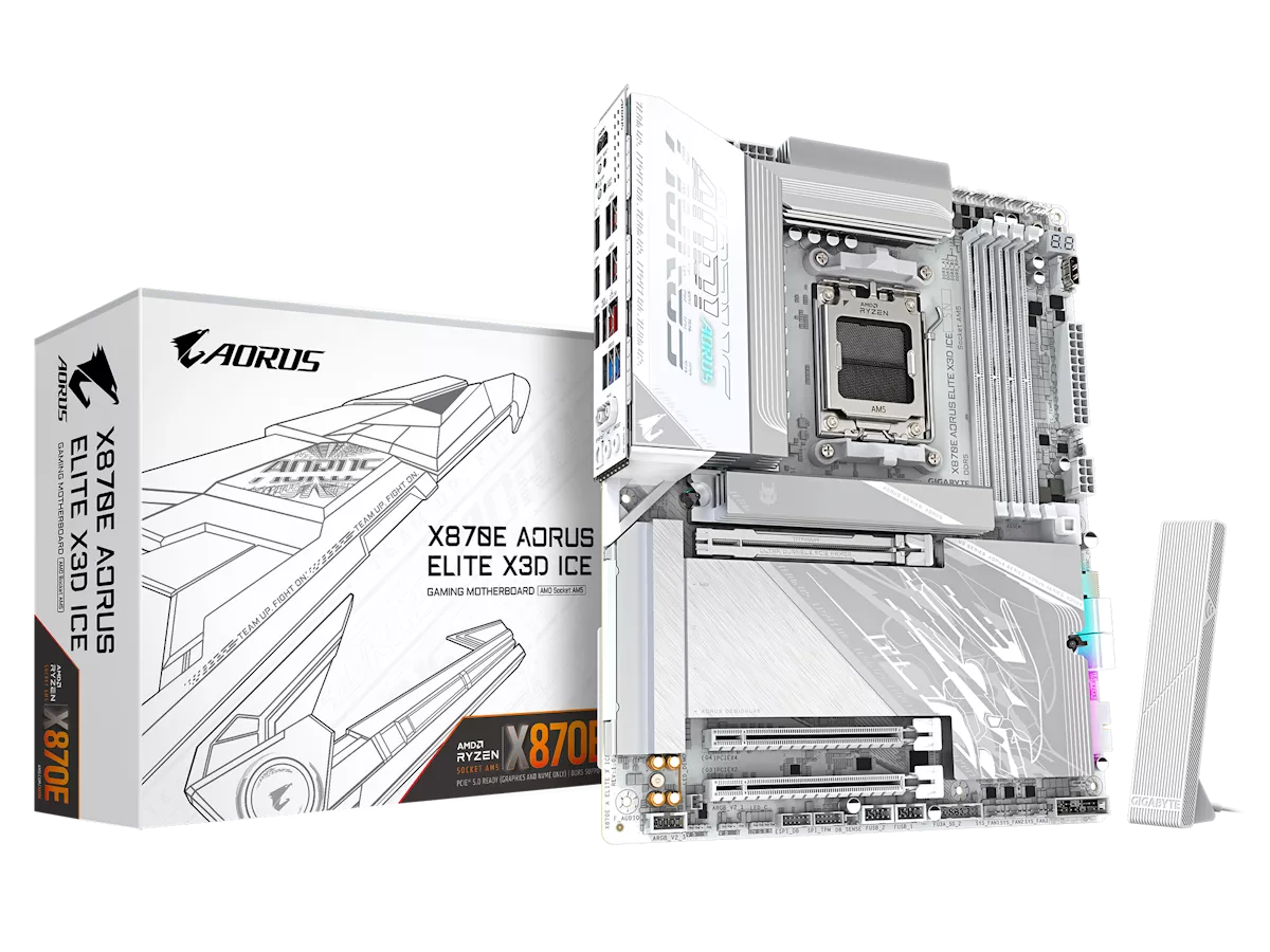 GIGABYTE X870E AORUS PROマザーボード GIGABYTE X870E AORUS ELITE X3D ICE AMD 800シリーズ Socket AM5対応