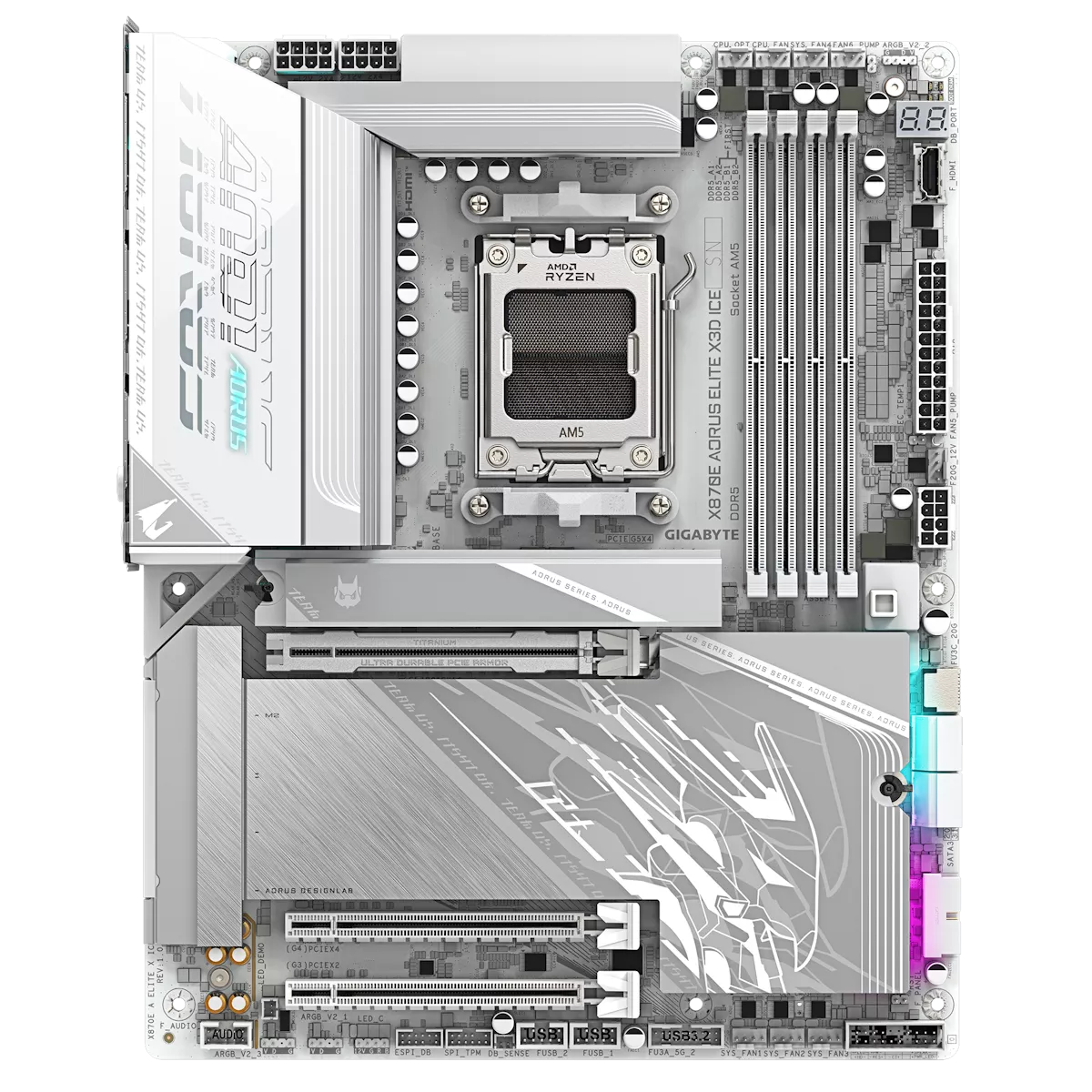 GIGABYTE X870E AORUS ELITE X3D ICE AMD 800シリーズ Socket AM5対応
