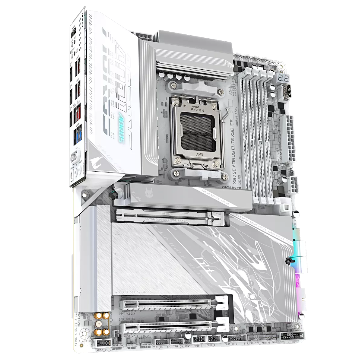 GIGABYTE X870E AORUS ELITE X3D ICE AMD 800シリーズ Socket AM5対応