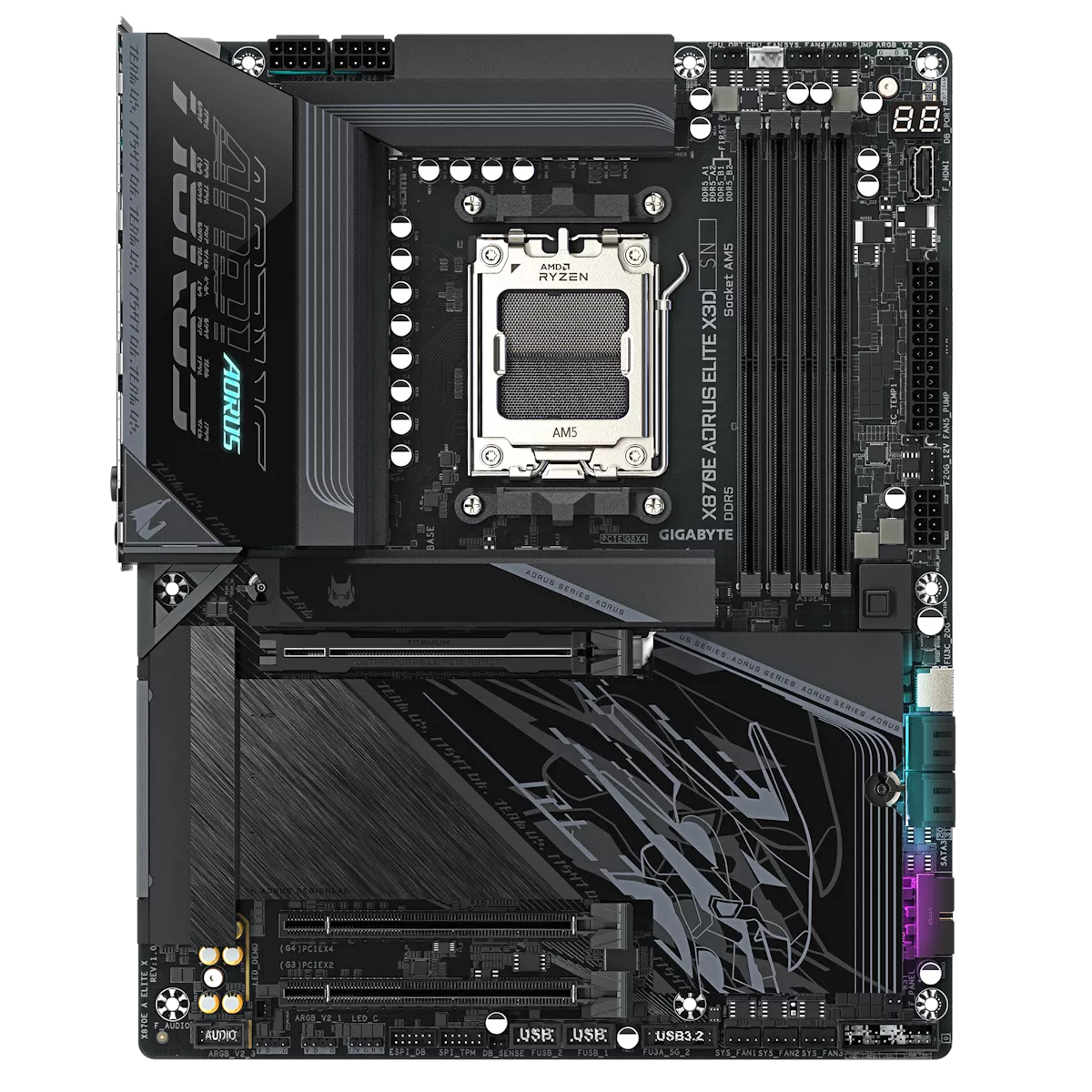GIGABYTE X870E AORUS ELITE X3D AMD 800シリーズ Socket AM5対応 AMD