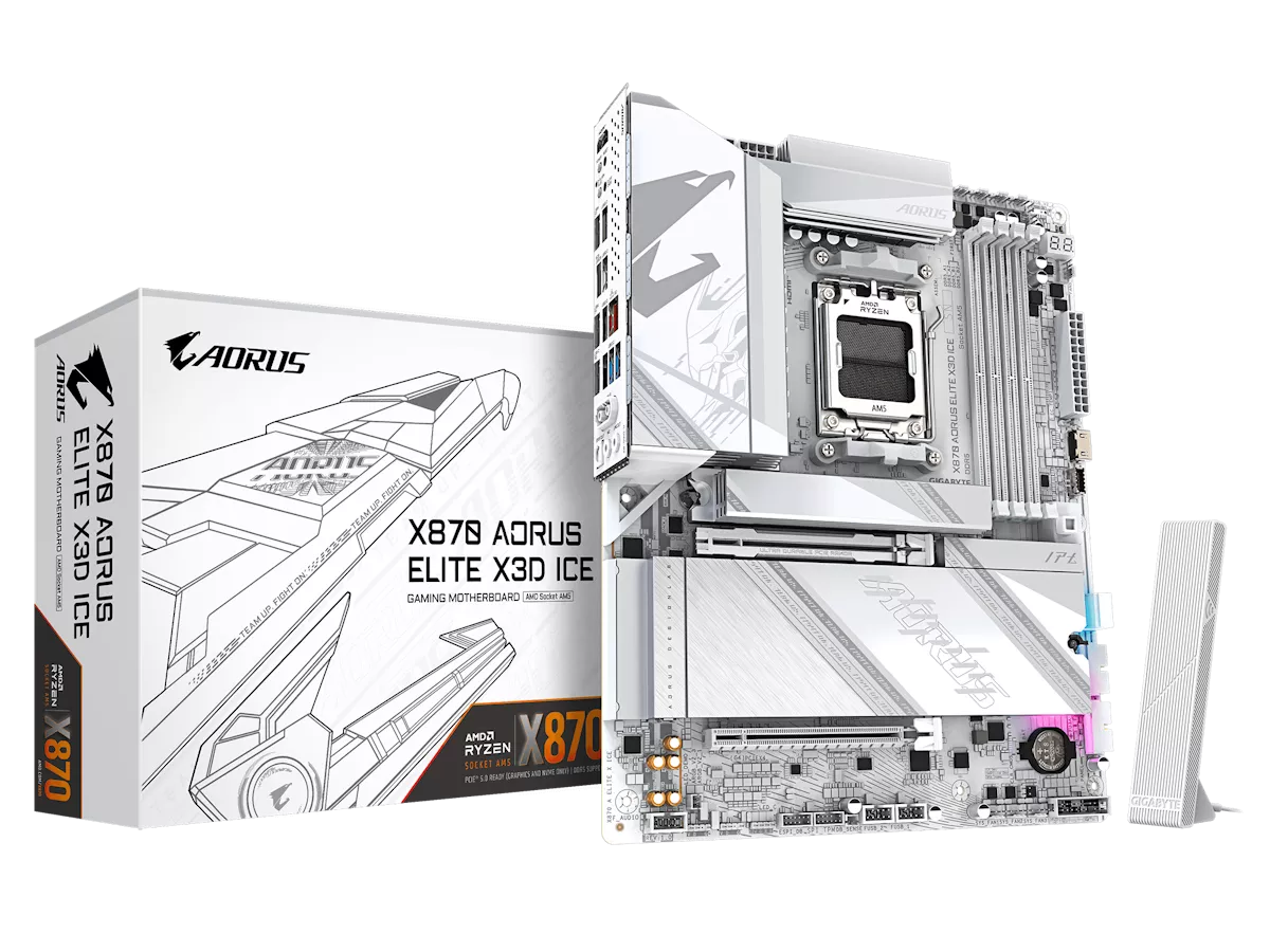 GIGABYTE X870 AORUS ELITE X3D ICE AMD 800シリーズ Socket AM5