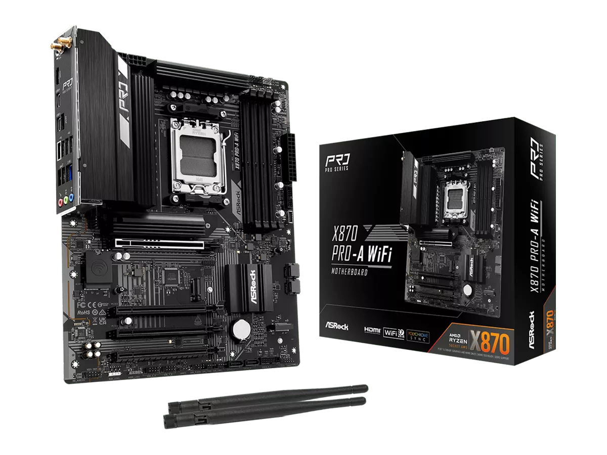 ASRock X870 Pro-A WiFi AMD 800シリーズ Socket AM5対応 AMD X870
