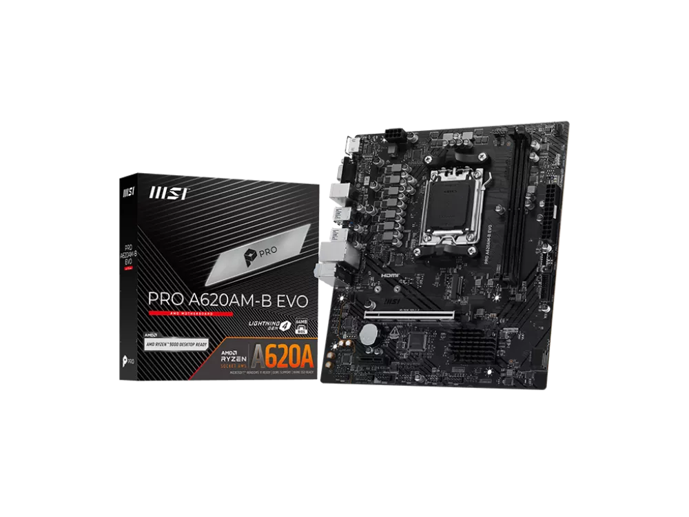 MSI PRO A620AM-B EVO AMD 600シリーズ Socket AM5対応 AMD A620A