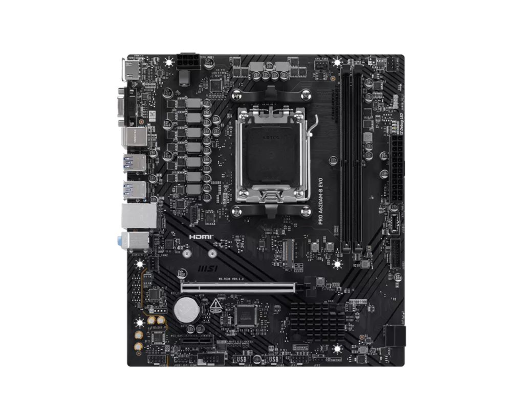 MSI PRO A620AM-B EVO AMD 600シリーズ Socket AM5対応 AMD A620A