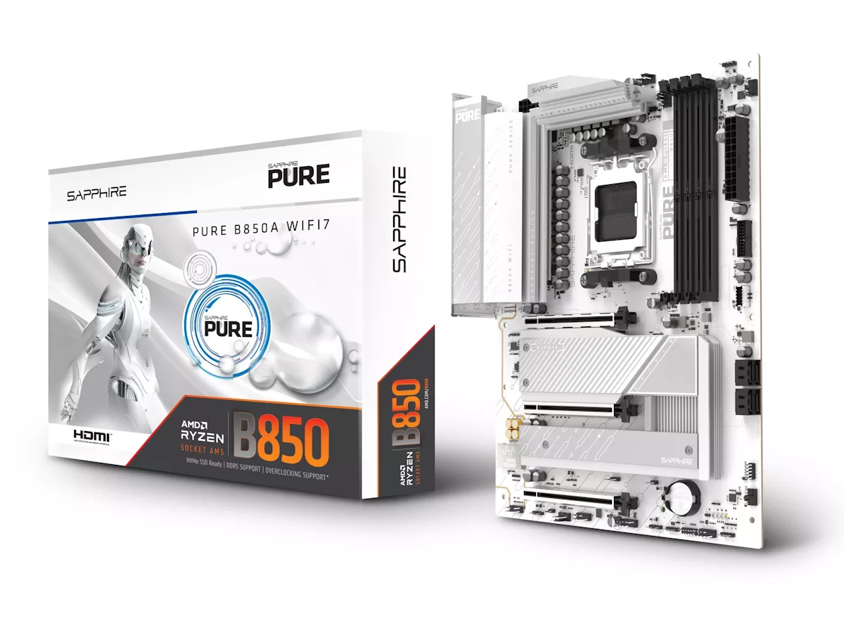 SAPPHIRE SAPPHIRE PURE B850A WIFI7 AMD 800シリーズ Socket AM5対応