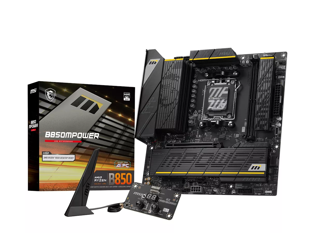 MSI B850MPOWER AMD 800シリーズ Socket AM5対応 AMD B850 チップ