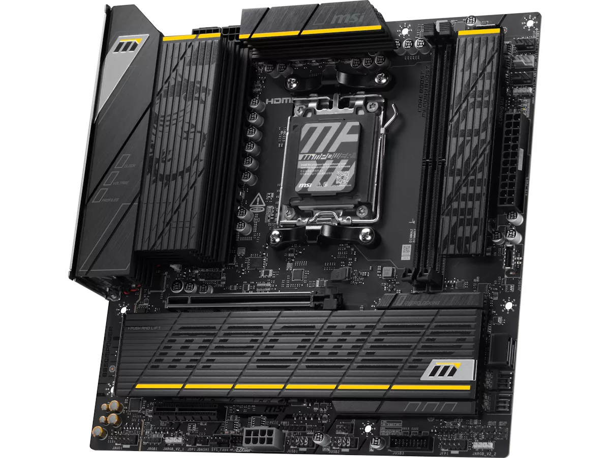 痛マザー MSI B850MPOWER マザーボード MSI B850MPOWER AMD 800シリーズ Socket AM5対応 AMD B850 チップ