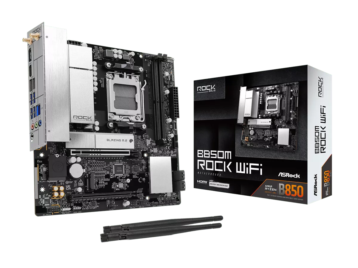 ASRock B850M Rock WiFi AMD 800シリーズ Socket AM5対応 AMD B850
