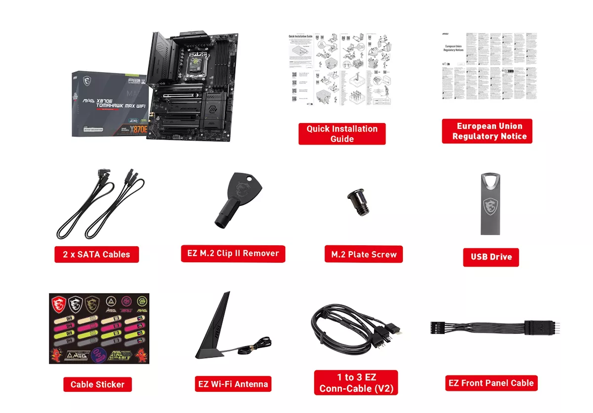 MSI MAG X870E TOMAHAWK MAX WIFI AMD 800シリーズ Socket AM5対応 AMD