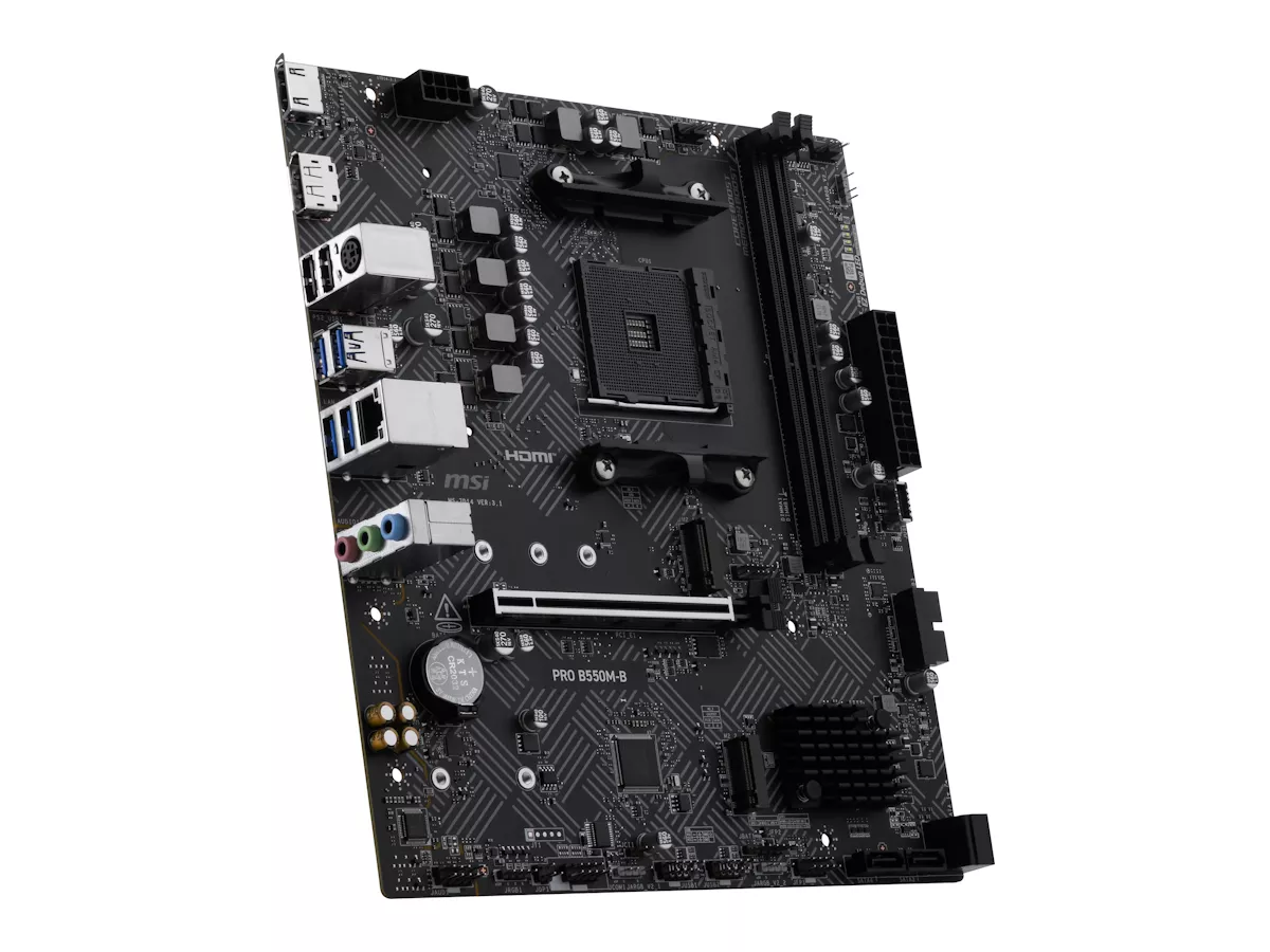 MSI PRO B550M-B AMD 500シリーズ Socket AM4対応 AMD B550チップ