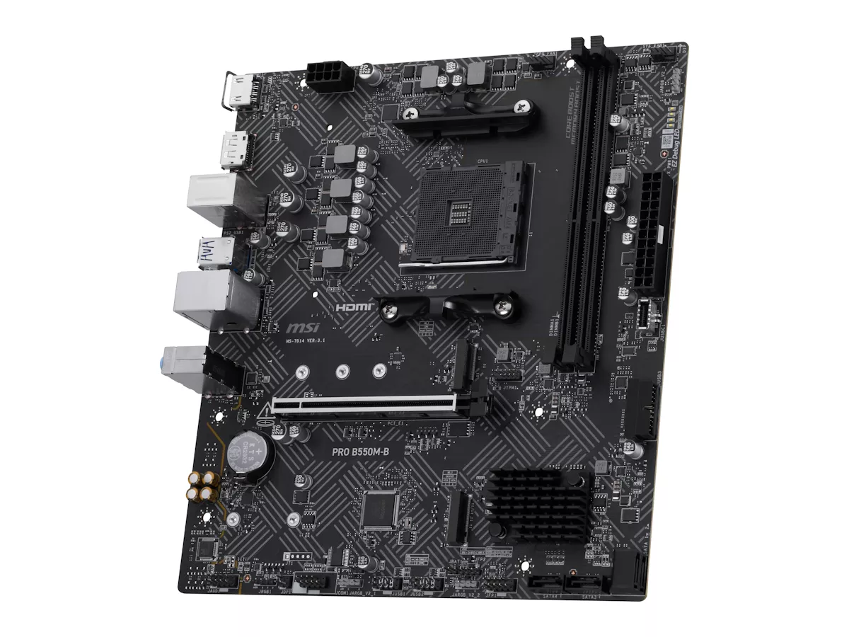 MSI PRO B550M-B AMD 500シリーズ Socket AM4対応 AMD B550チップ
