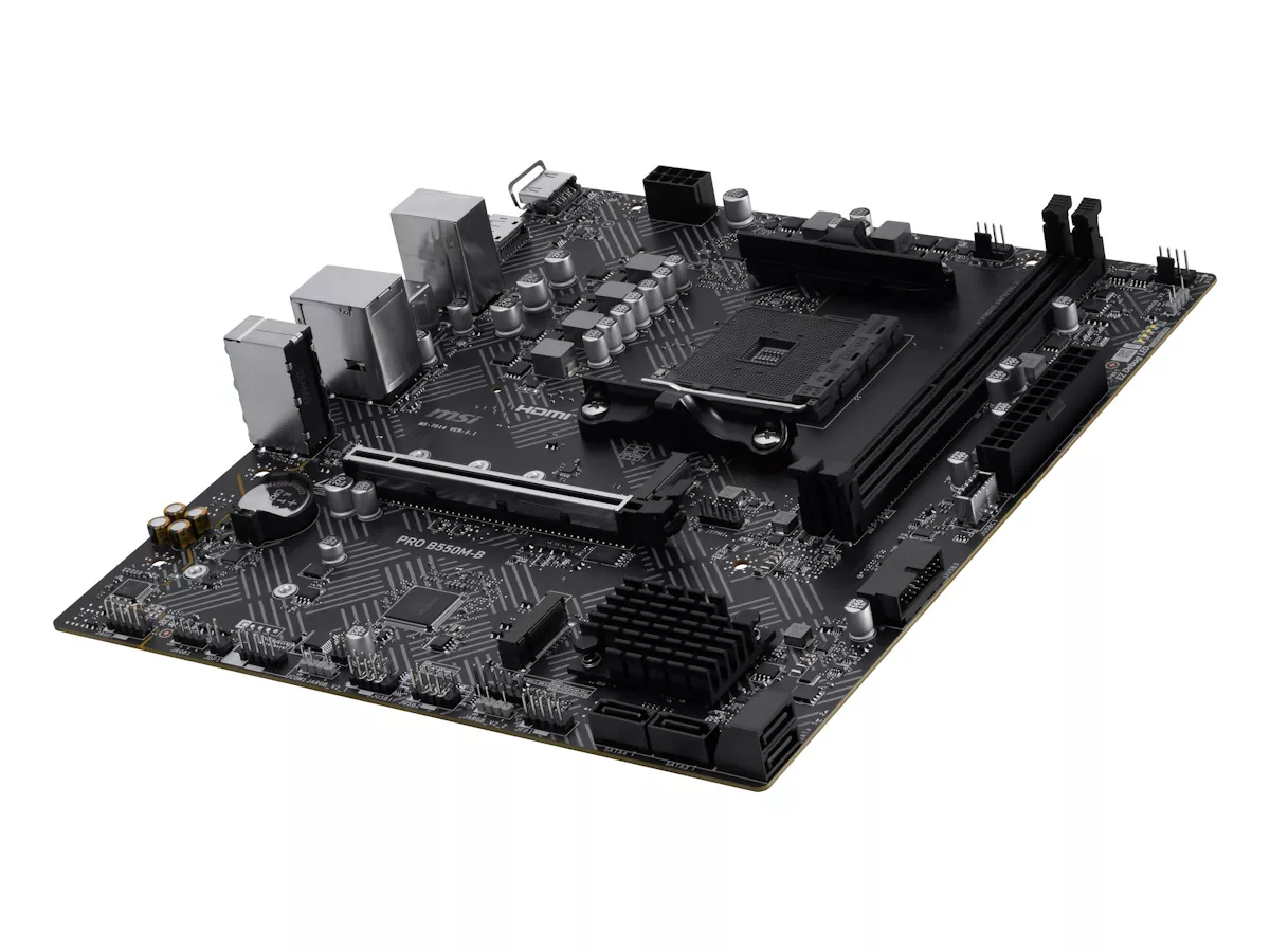 MSI PRO B550M-B AMD 500シリーズ Socket AM4対応 AMD B550チップ