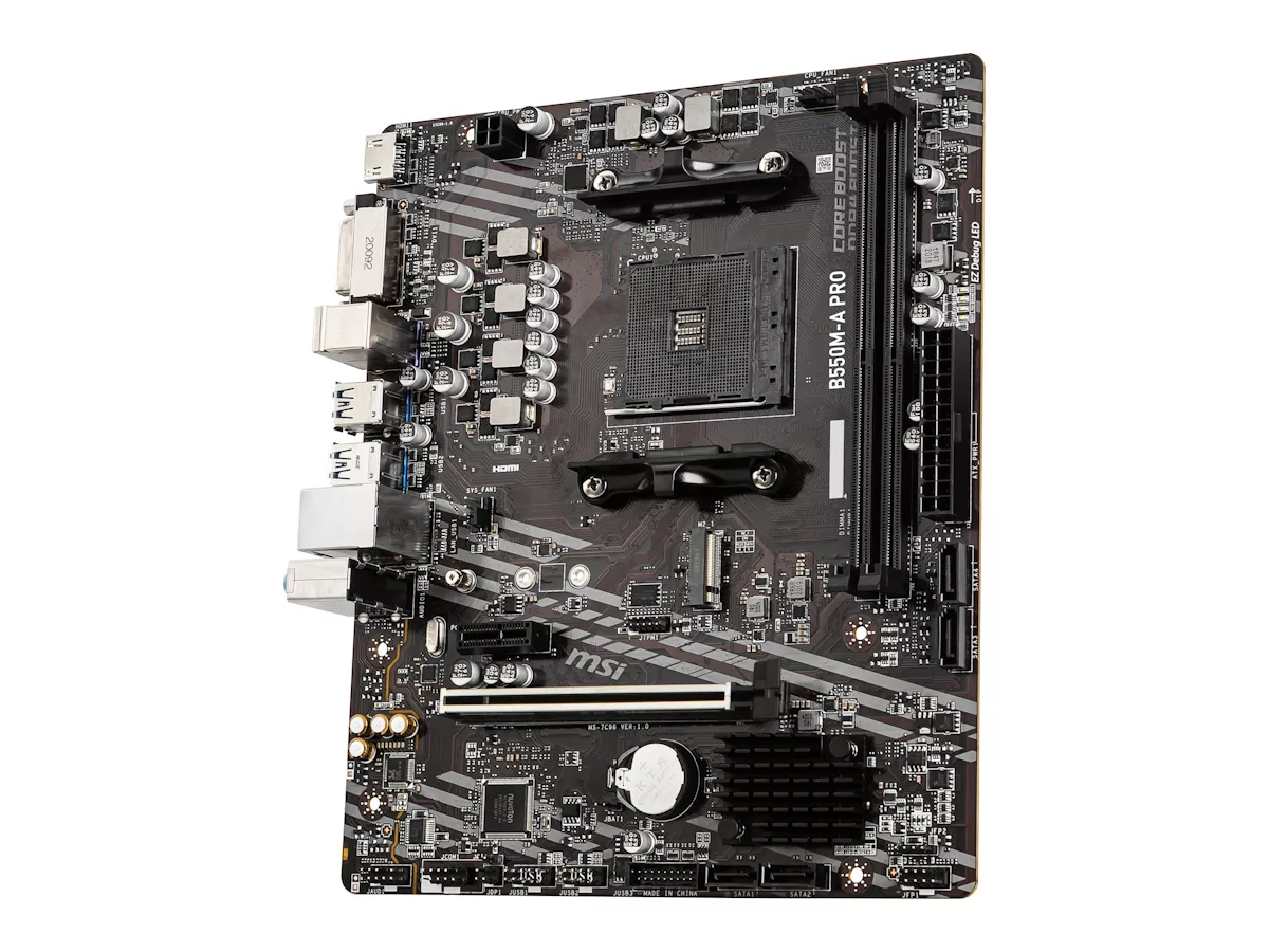 MSI B550M-A PRO AMD 500シリーズ Socket AM4対応 AMD B550チップ