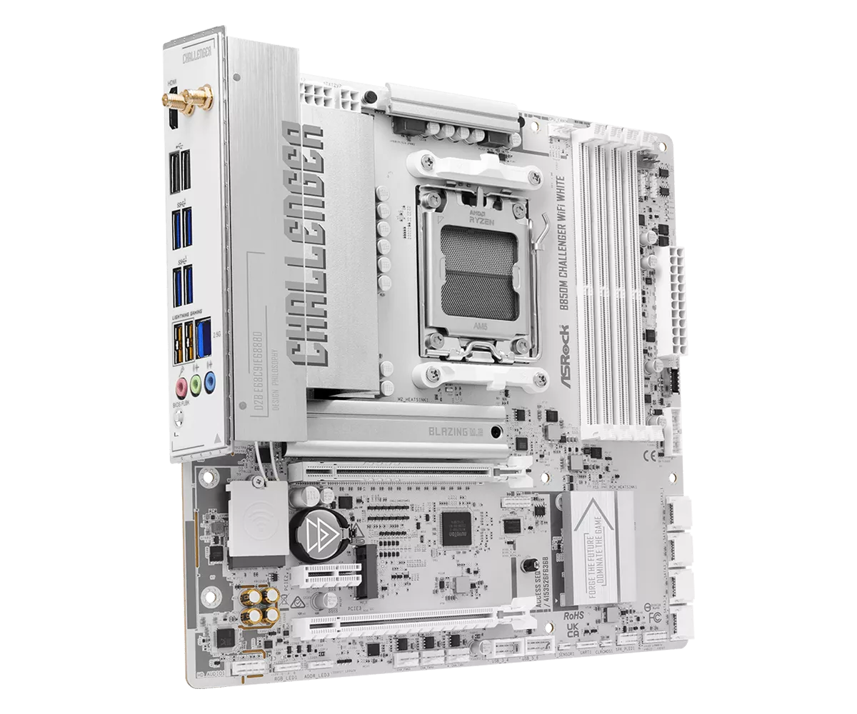 ASRock B850M Challenger WiFi White AMD 800シリーズ Socket AM5対応