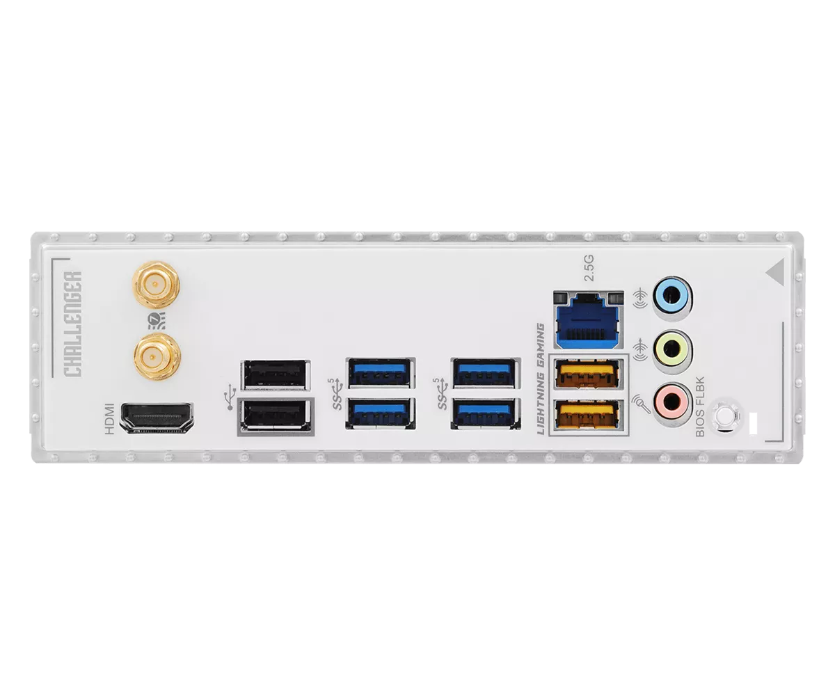 マザーボード ASRock B850 CHALLENGER WiFi WHITE ASRock > B850M Challenger WiFi White
