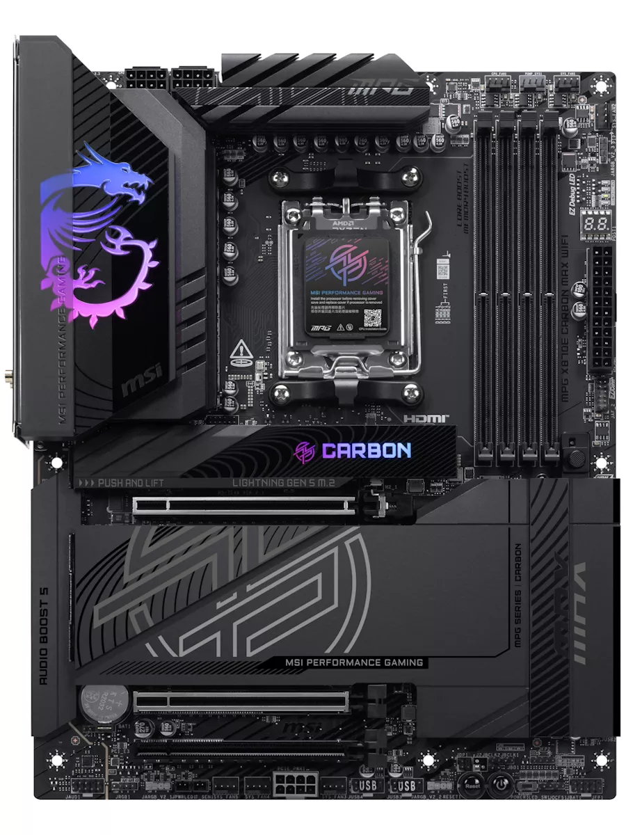 MSI MPG X870E CARBON MAX WIFI AMD 800シリーズ Socket AM5対応 AMD