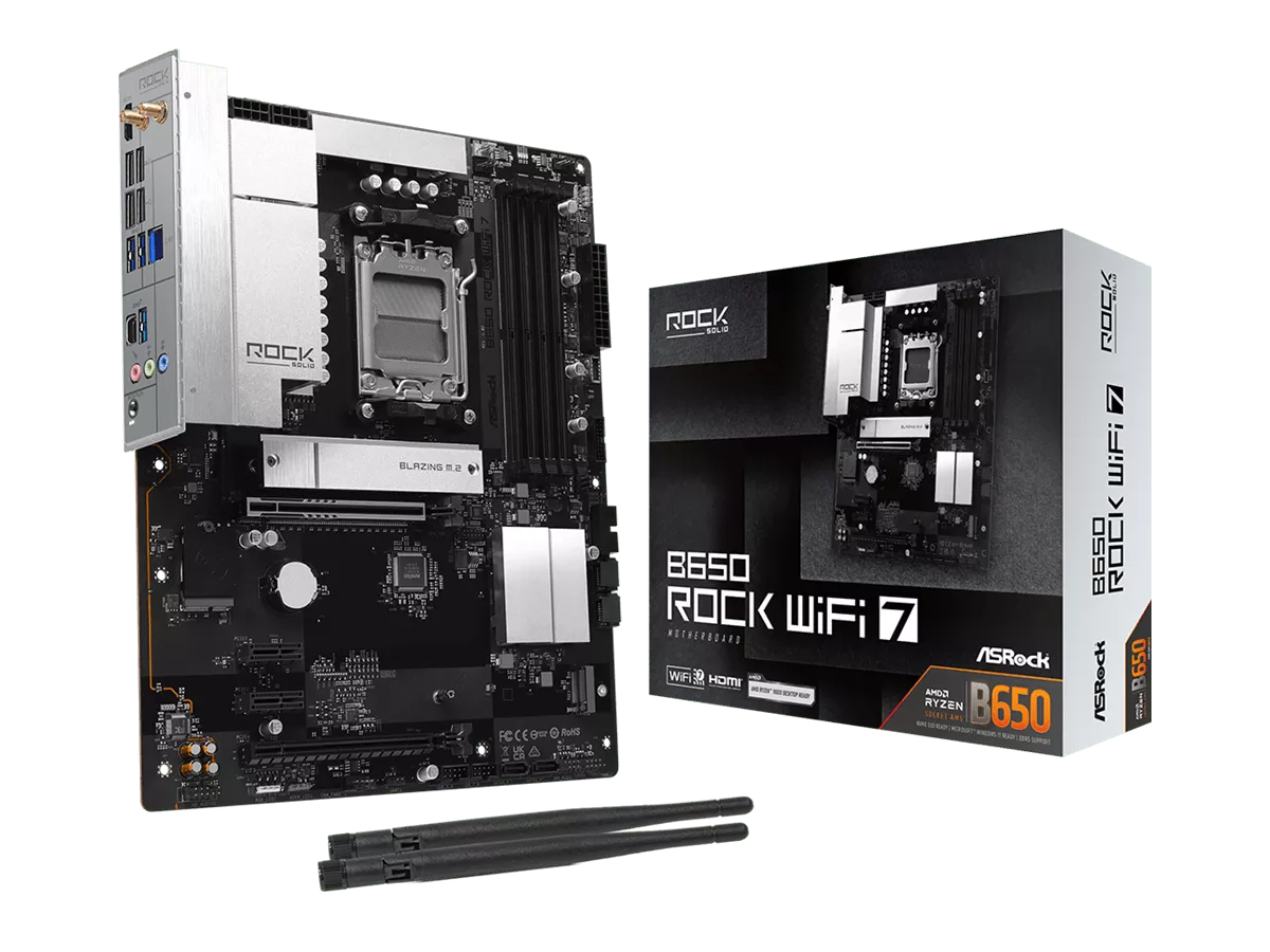 ASRock B650 Rock WiFi 7 AMD 600シリーズ Socket AM5対応 AMD B650